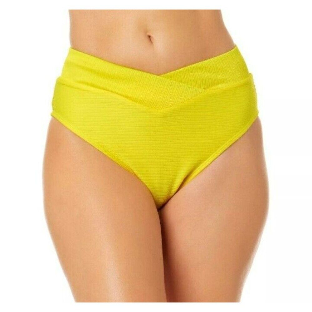 Salt + Cove Women's Size XL Yellow Ribbed Bikini Bottom NWT